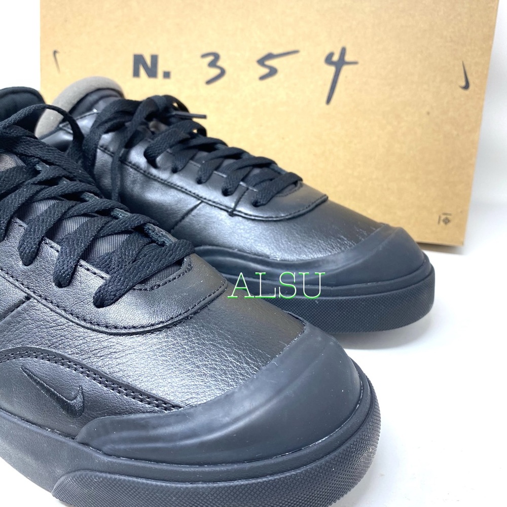 Nike Drop-Type PRM Leather Black Men’s Sneakers - Picture 6 of 9
